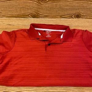 Red children’s golf shirt  / Lake Isles Golf course size M